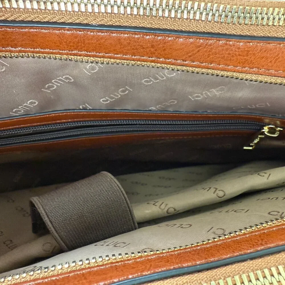 Like New CLUCI women's leather breifcase